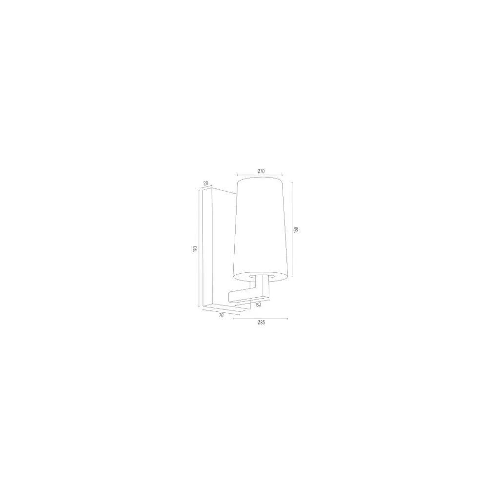 Netlighting Camelot Plus Wall Lamp With Shade Opal Matt Black MattBrass Elements 2