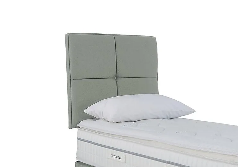 Dalmore Strutted Headboard - Single - Tweed Mint