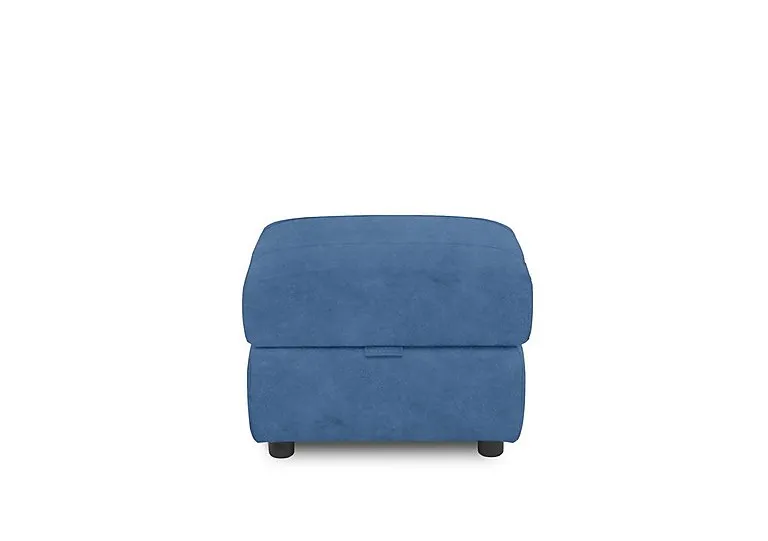 Sloane Fabric Storage Footstool - Dexter Wave - Living Room Furniture - In Time for Christmas