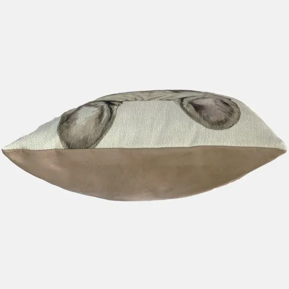 Christine Varley French Bulldog Fawn Square Cushion 3