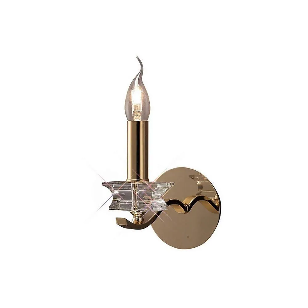 Netlighting Nydia Wall Lamp E14 French GoldCrystal in Gold