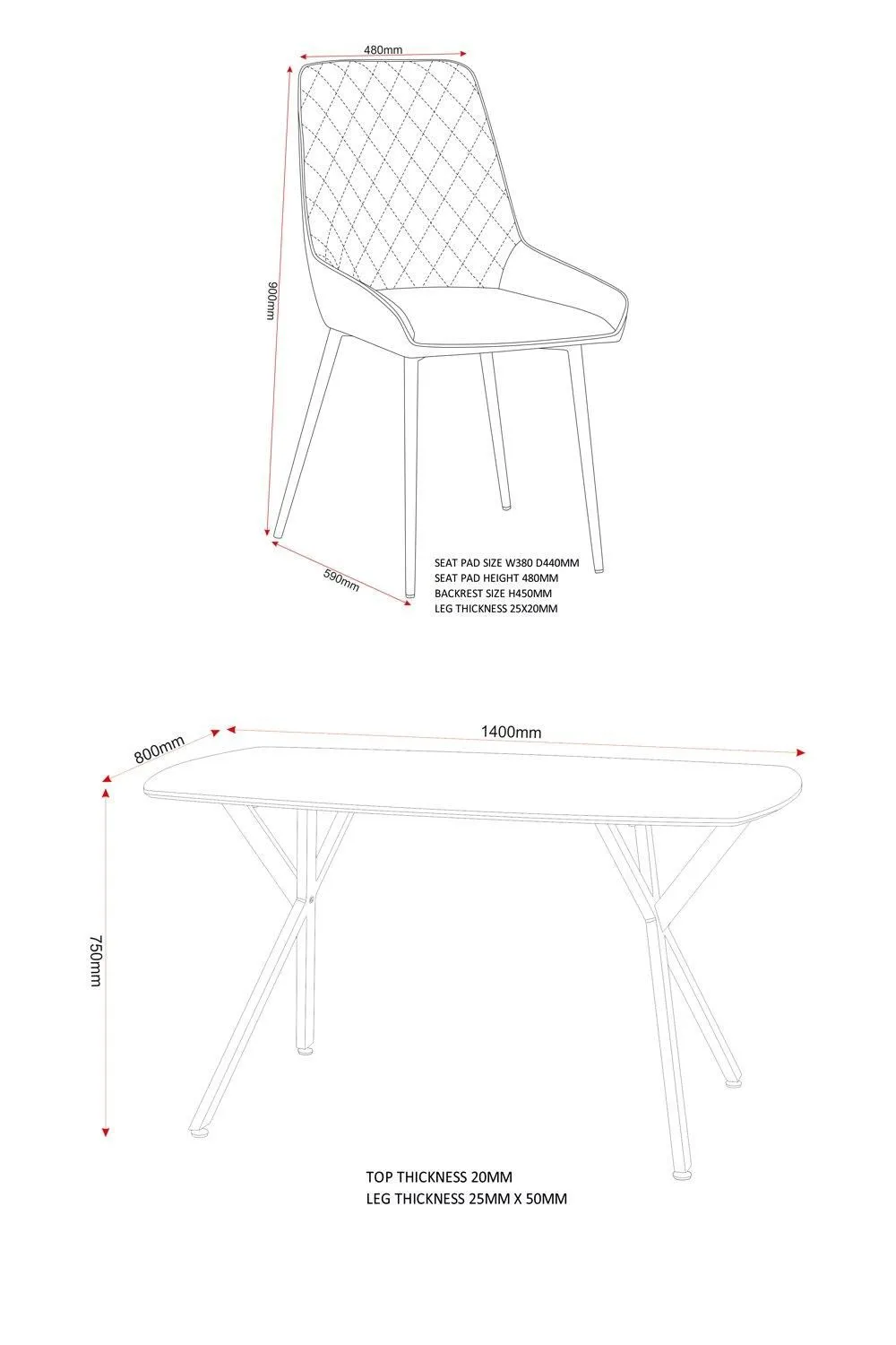 Seconique Athens Rectangular Concrete Effect Dining Set with Avery Chairs in Blue 5