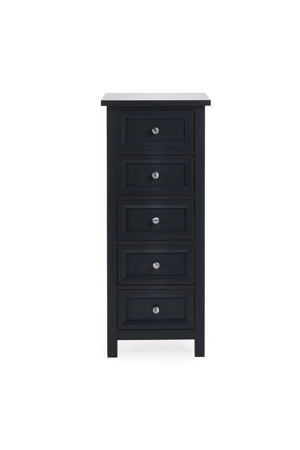 Julian Bowen Maine 5 Drawer Tall Chest in Black 6