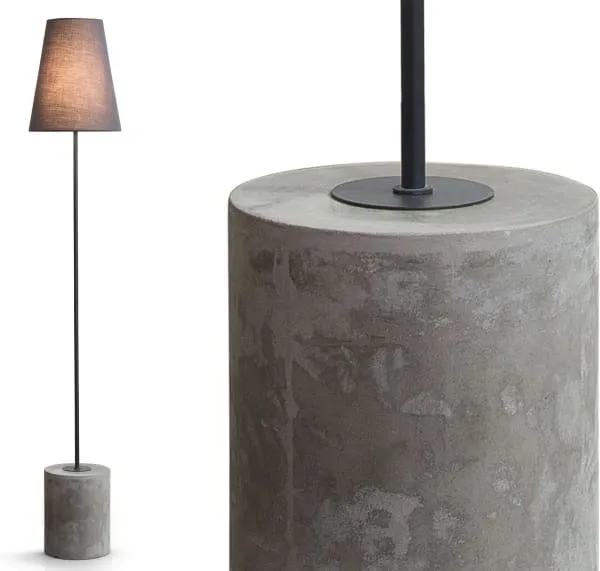 Ira Floor Lamp, Harrier Grey