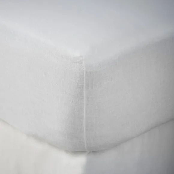 Cotton Linen Fitted Sheet 2