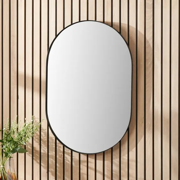 Slim Frame Lozenge Wall Mirror