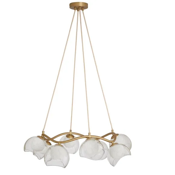 Angelina Adjustable Hoop Ceiling Light 6
