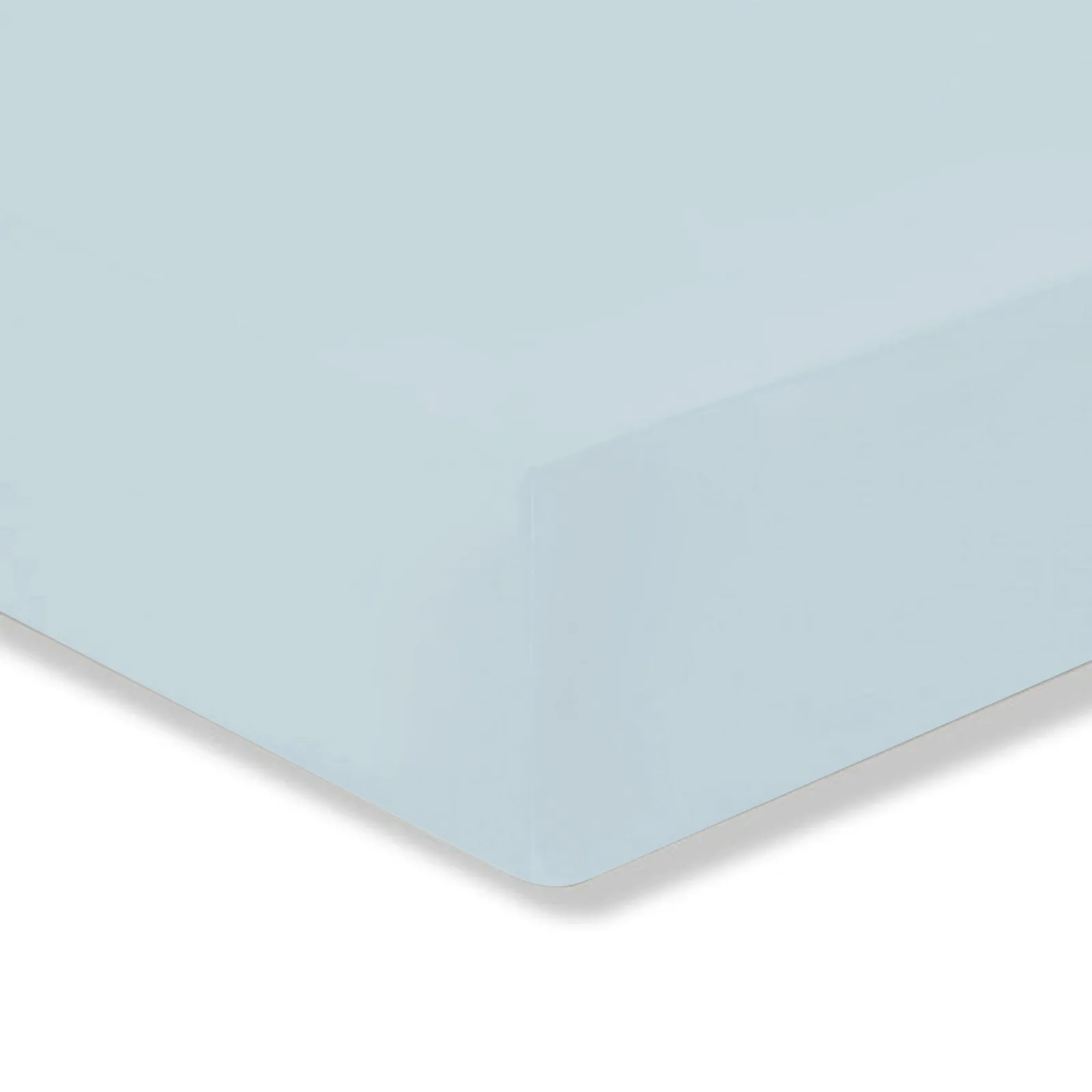 Super Soft 28cm Fitted Sheet Duck Egg (Blue)