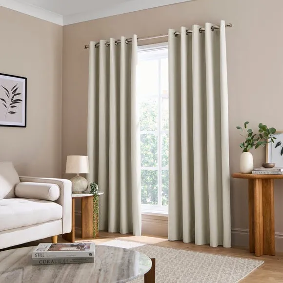Berlin Blackout Eyelet Curtains 2