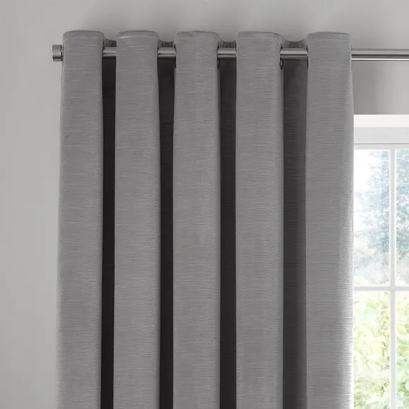 Shimmer Velour Eyelet Curtains
