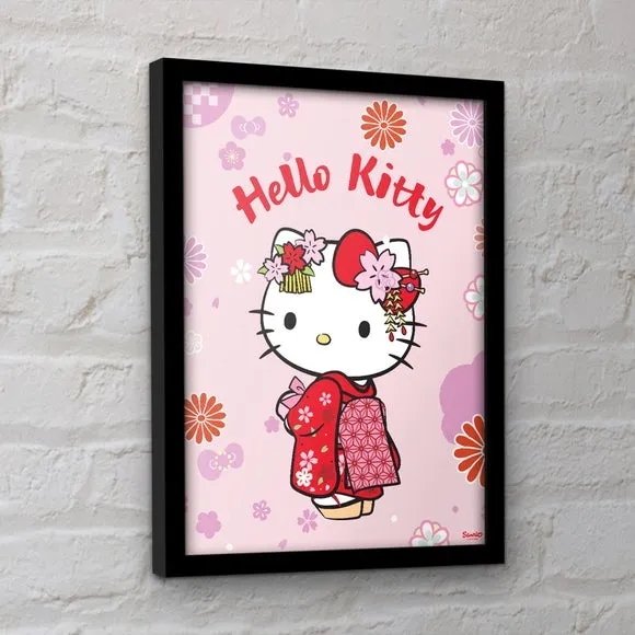 Hello Kitty Kimono Collector Framed Print
