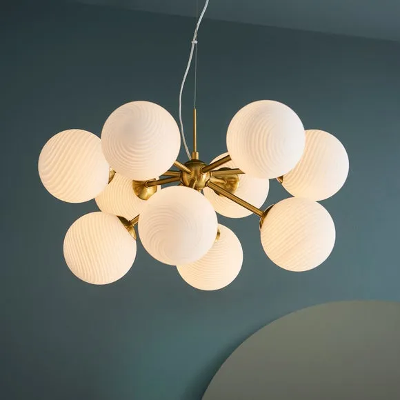 Swirl 10 Light Ceiling Light