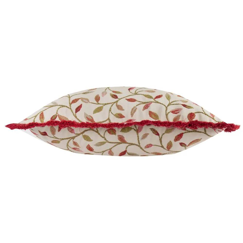 Voyage Maison Cervino Jacquard Cushion in Red 3