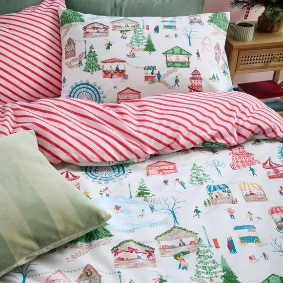 Furn. Winter Wonderland Polycotton Duvet Cover & Pillowcase Set 3