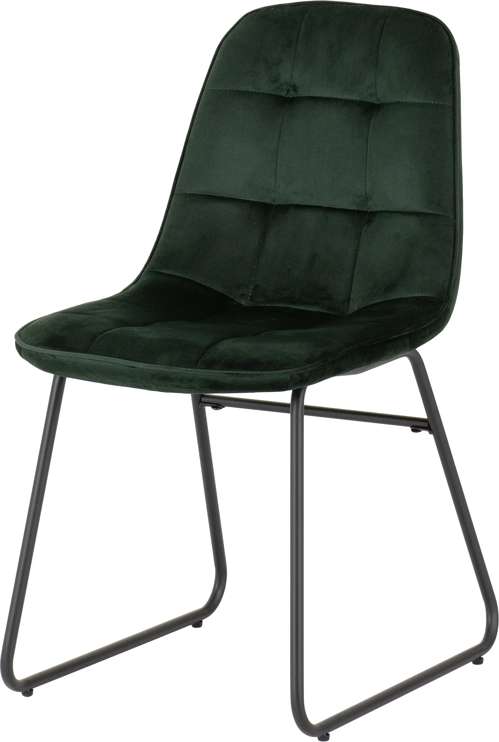 Seconique Athens Medium Oak Rectangular Dining Set with Lukas Chairs in Green 6