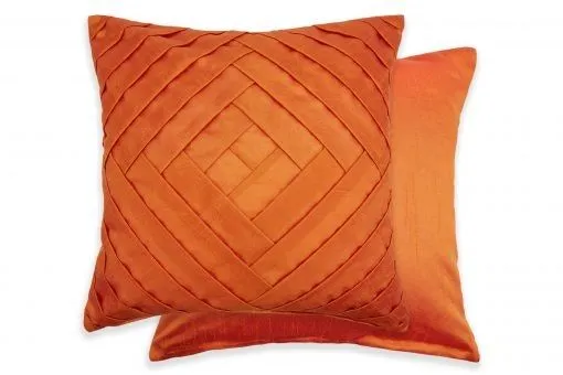 New Edge Blinds Gio Cushion Cover in Orange