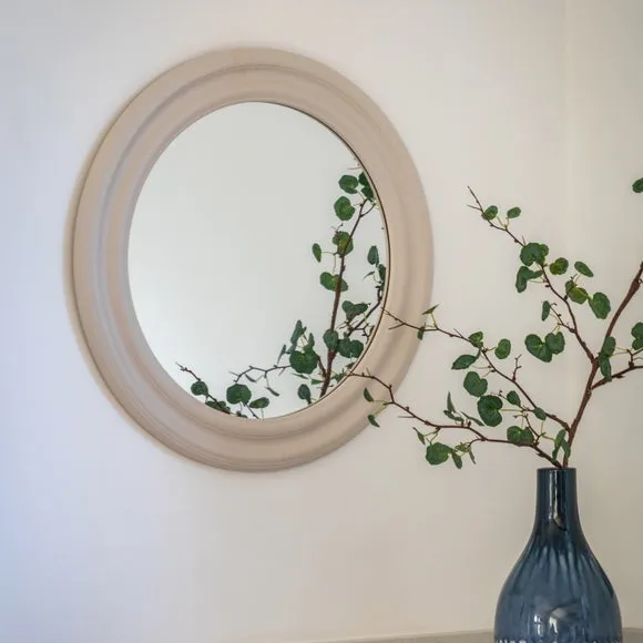 Cedar and Sage Meadow Round Wall Mirror 1