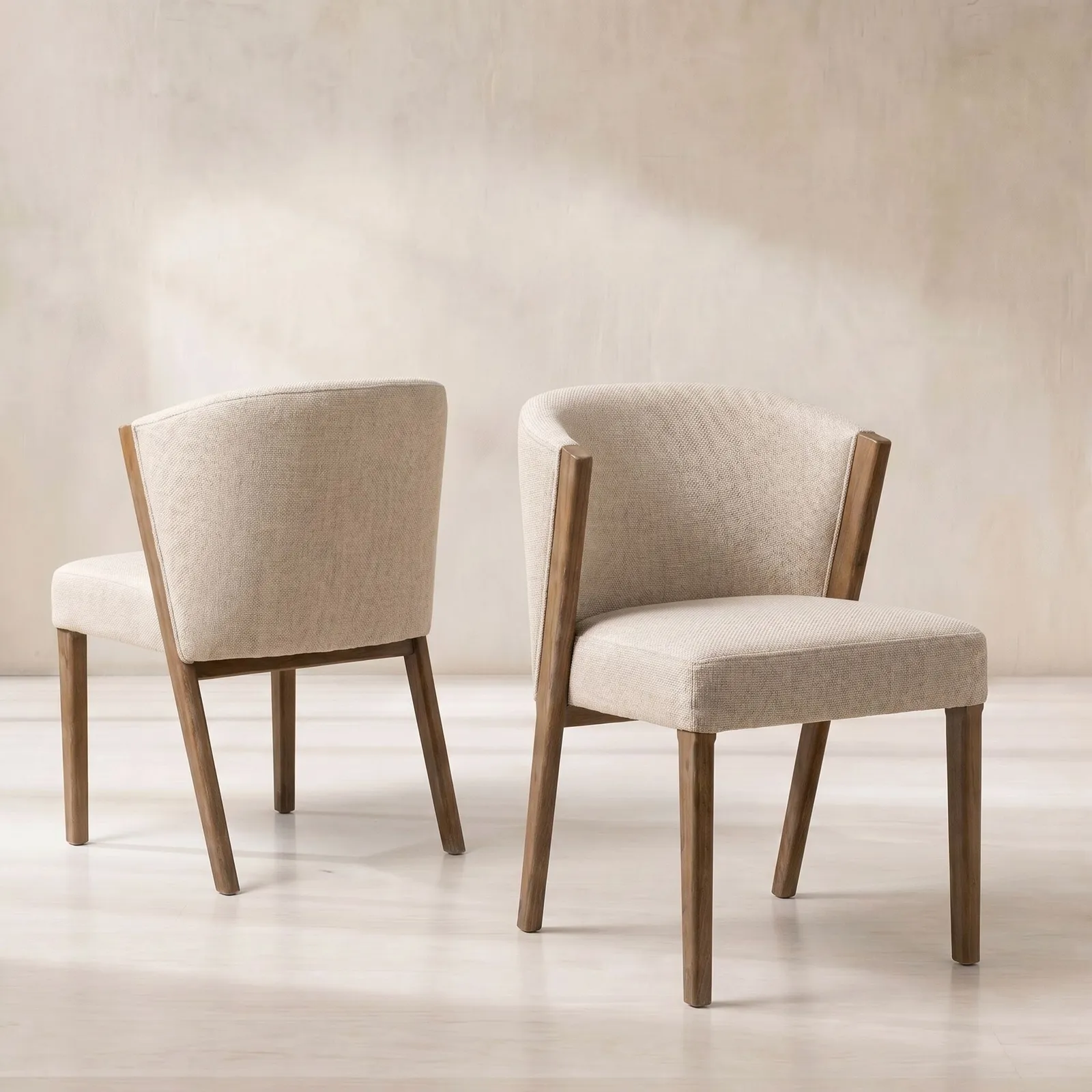 Hollis Dining Chair, Neutral Fabric | Barker & Stonehouse