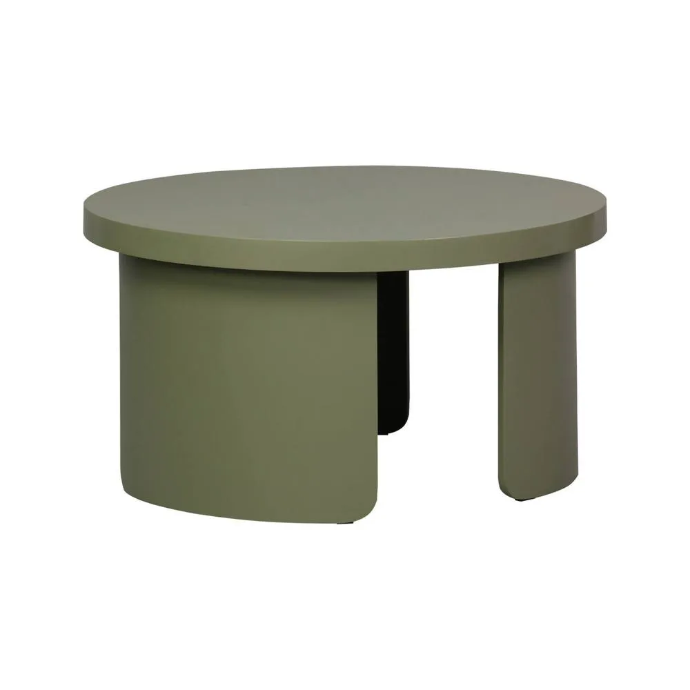 sweeek Set of 2 round nesting coffee tables in Khaki 3