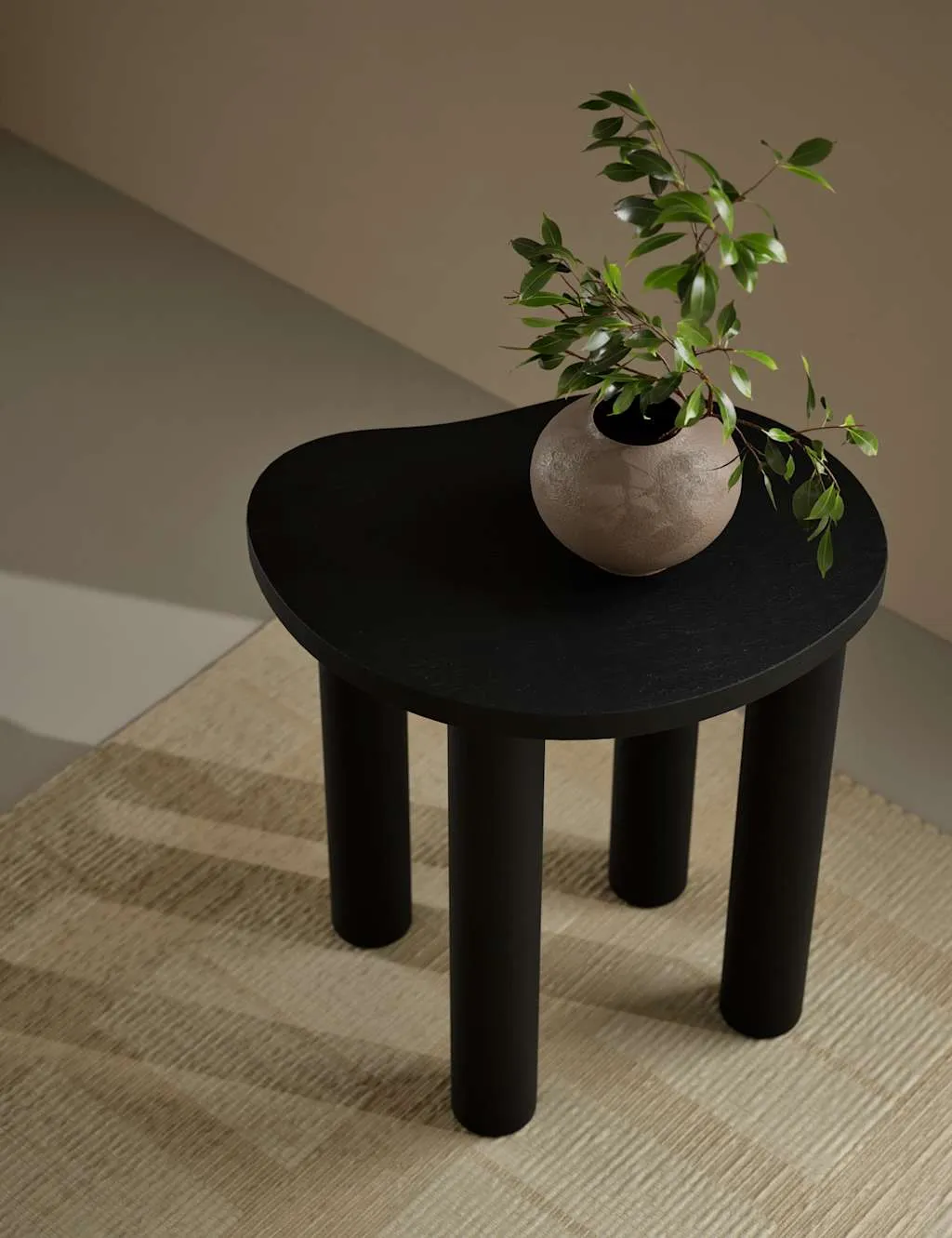 M&S Sloane Side Table Black