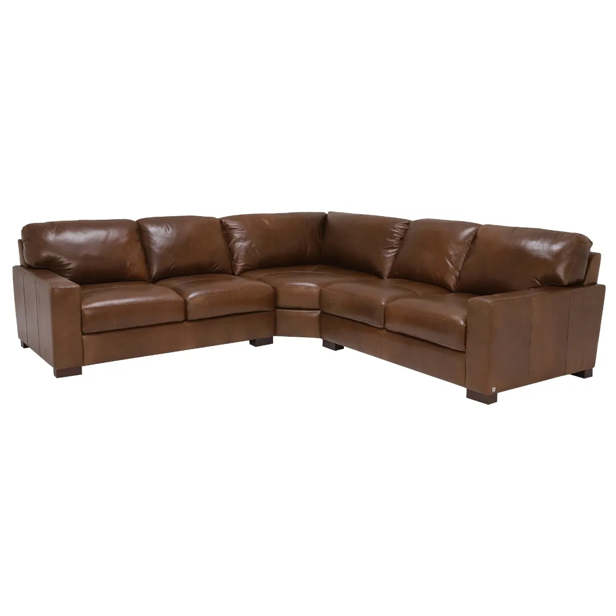 Lorenza Square Corner Group Sofa, Brown | Barker & Stonehouse