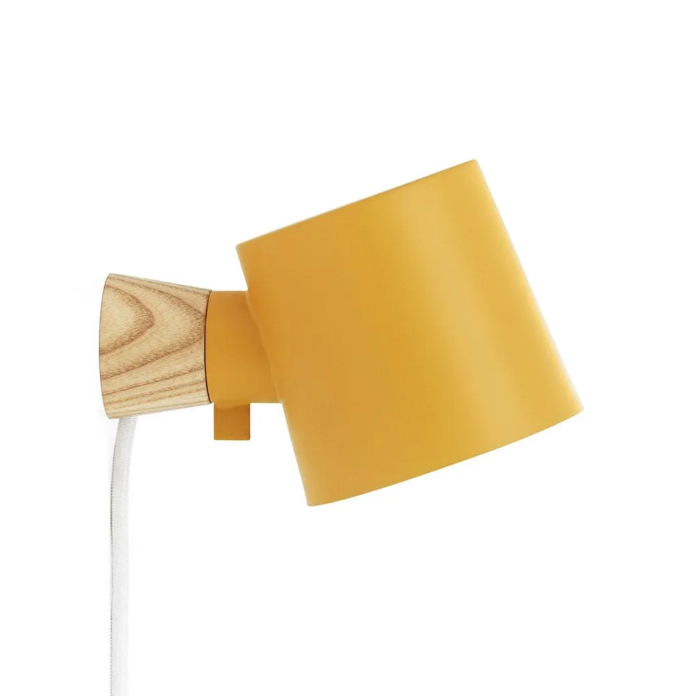 Normann Copenhagen Rise Plug-in Wall Light Yellow 3