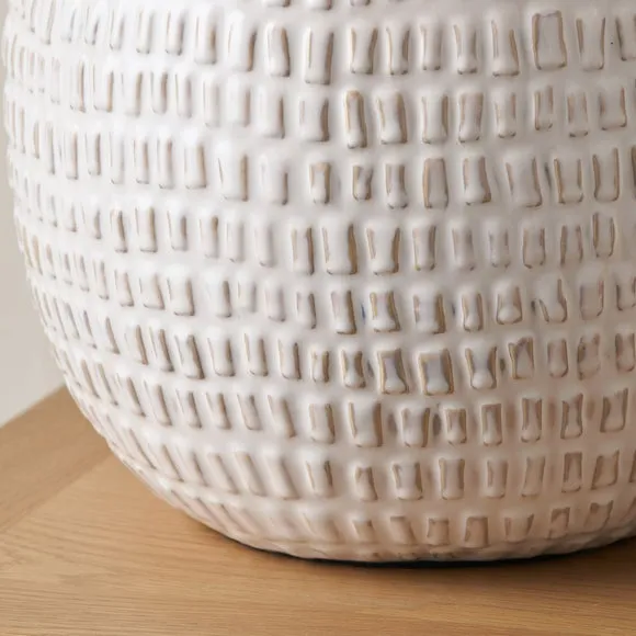 Return - Pacific Lifestyle Scandi Textured Table Lamp 3
