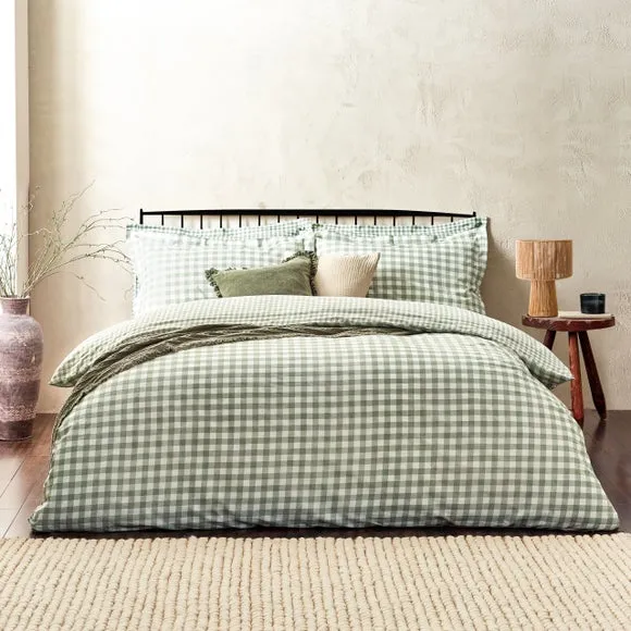 YARD Barton 100% Cotton Duvet Cover & Pillowcase Set 4
