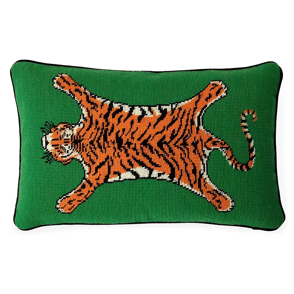 Jonathan Adler Tiger Needlepoint Cushion 2