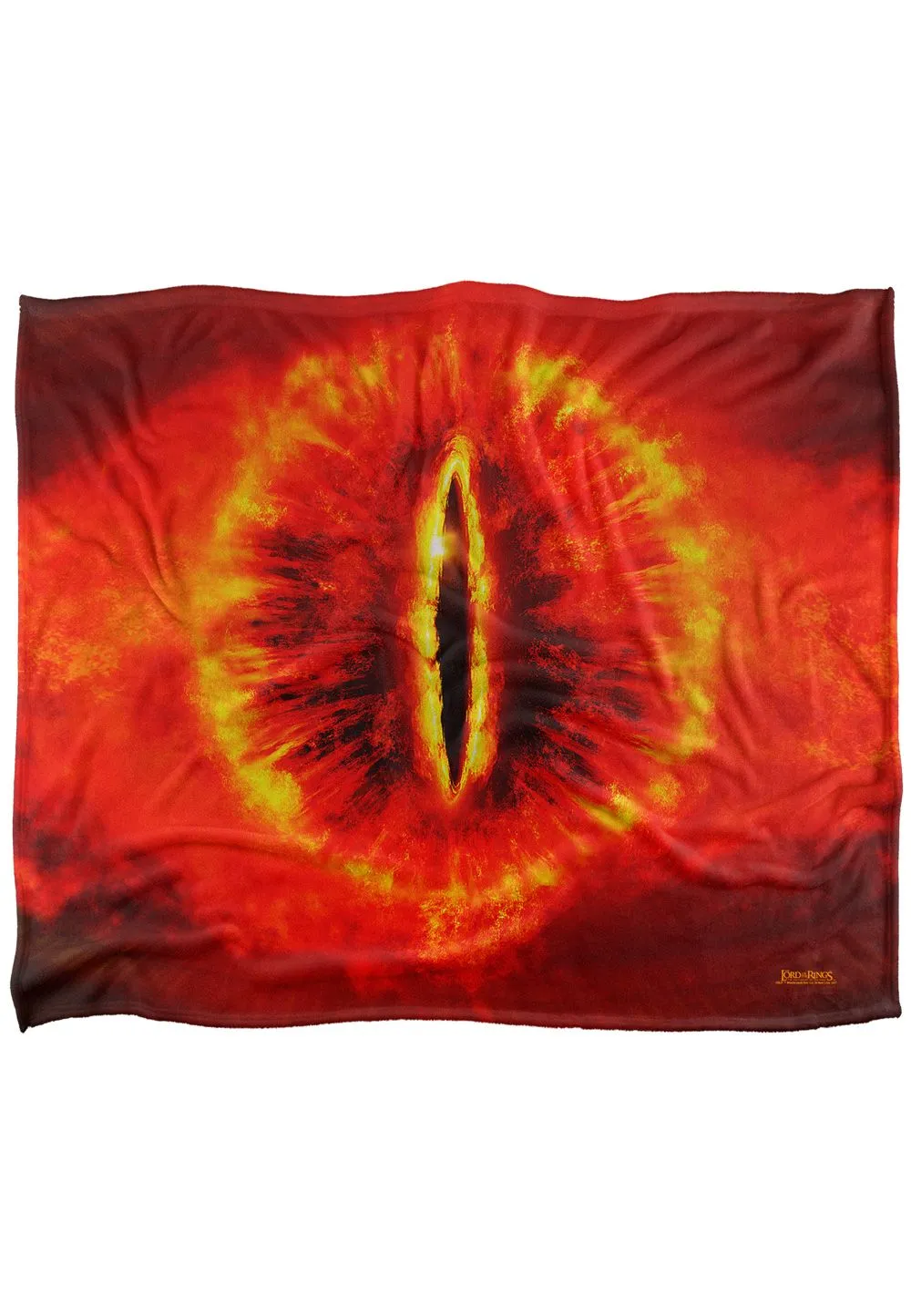 Lord of the Rings The Blanket, 152x127 cm Eye of Sauron Silky Touch Super Soft Throw Blanket in White