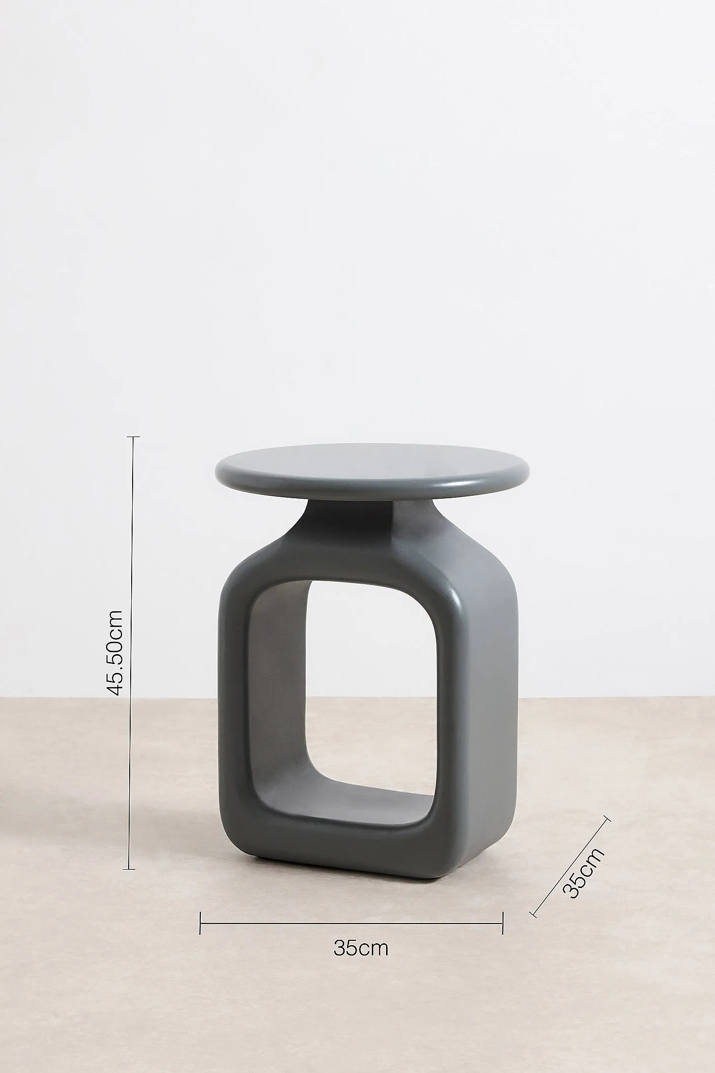 Arched Side Table - Grey 3