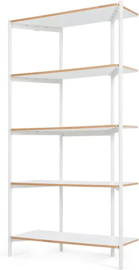 MADE Essentials Mino Tall Shelves, White