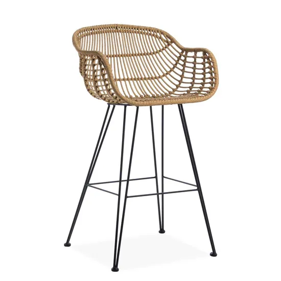 Rafferty Carver Wooden Bar Stool
