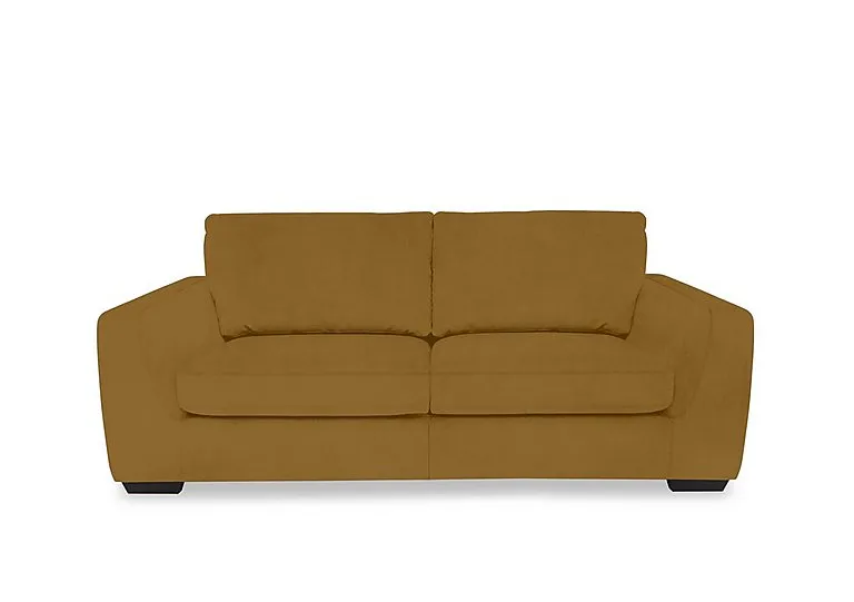Dinky Fabric 3 Seater Sofa - Opulence Saffron