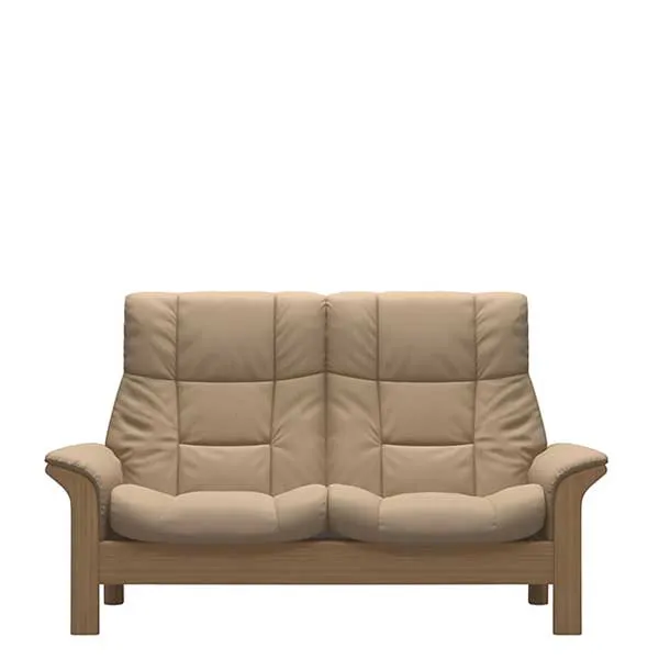 Stressless Buckingham High Back 2 Seater Recliner - Quickship - W166 x D81 x H103cm - Barker & Stonehouse