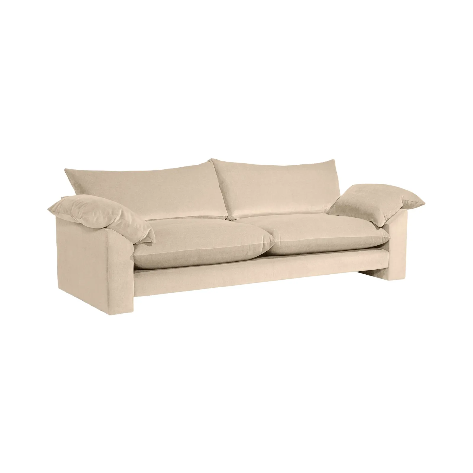 Hoxton Extra Large Sofa, Neutral Fabric | Barker & Stonehouse 3