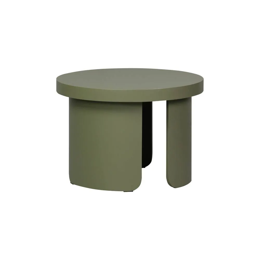 sweeek Set of 2 round nesting coffee tables in Khaki 4