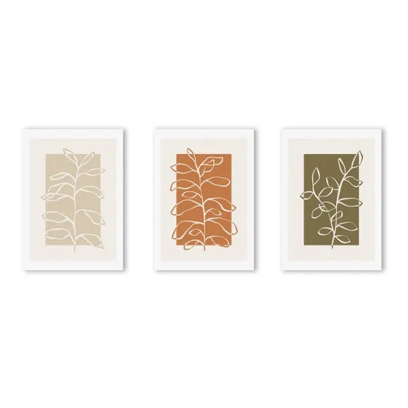 East End Prints Set of 3 Botany Prints by Alisa Galitsyna 2