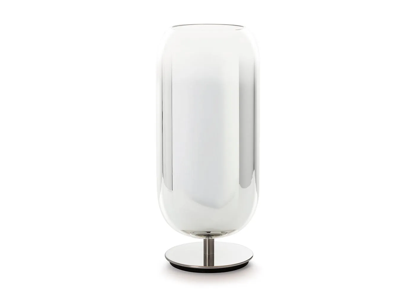 Artemide Gople Table Lamp Silver & Chrome 1