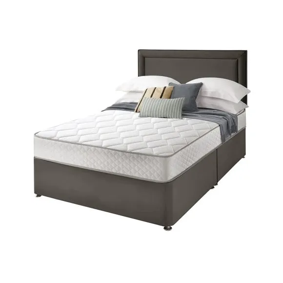 Silentnight Divan Set with Malvern Headboard and 800 Pocket Spring Memory Foam Mattress 6