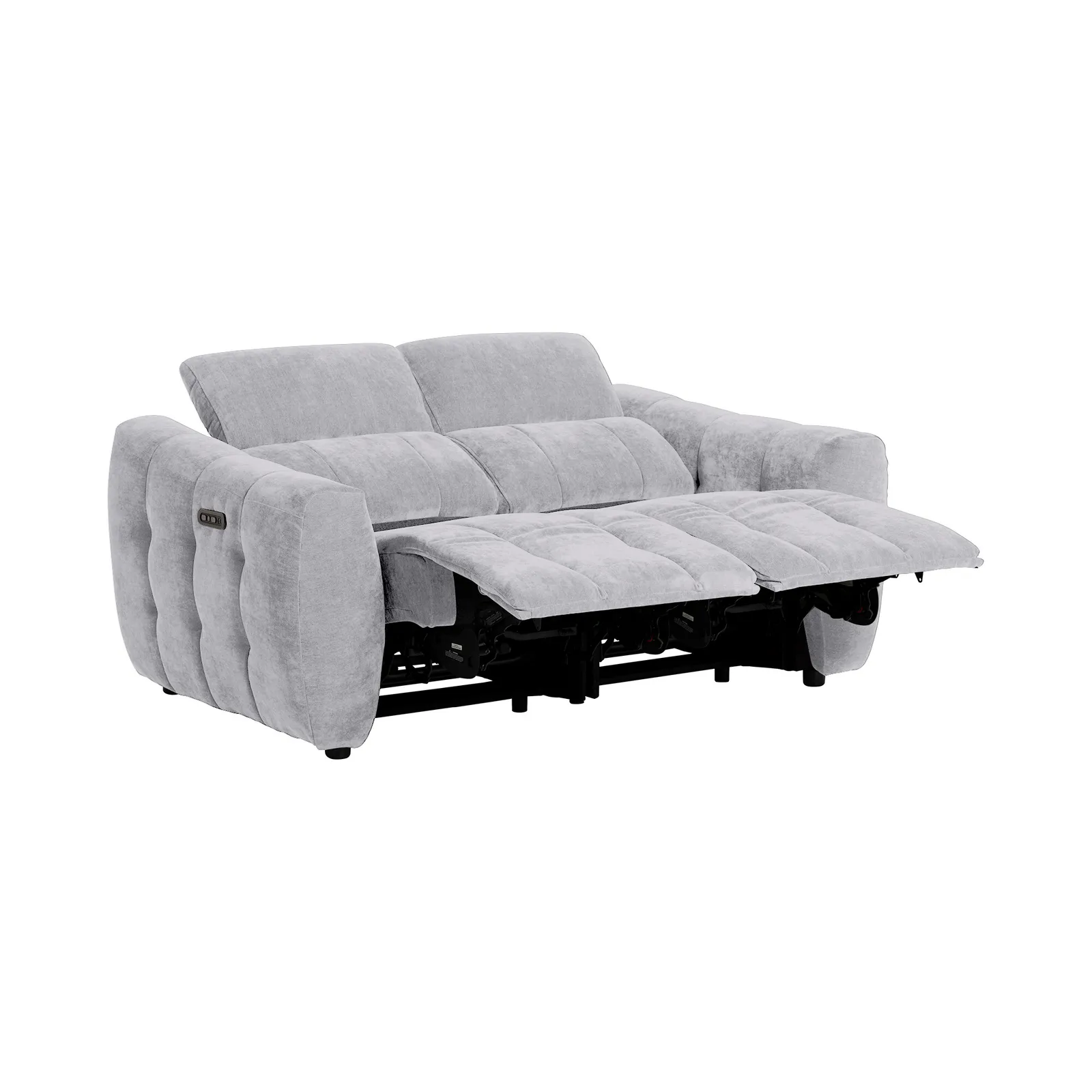 Montgomery 2 Power Seater & Headrest, Grey Fabric | Barker & Stonehouse 5