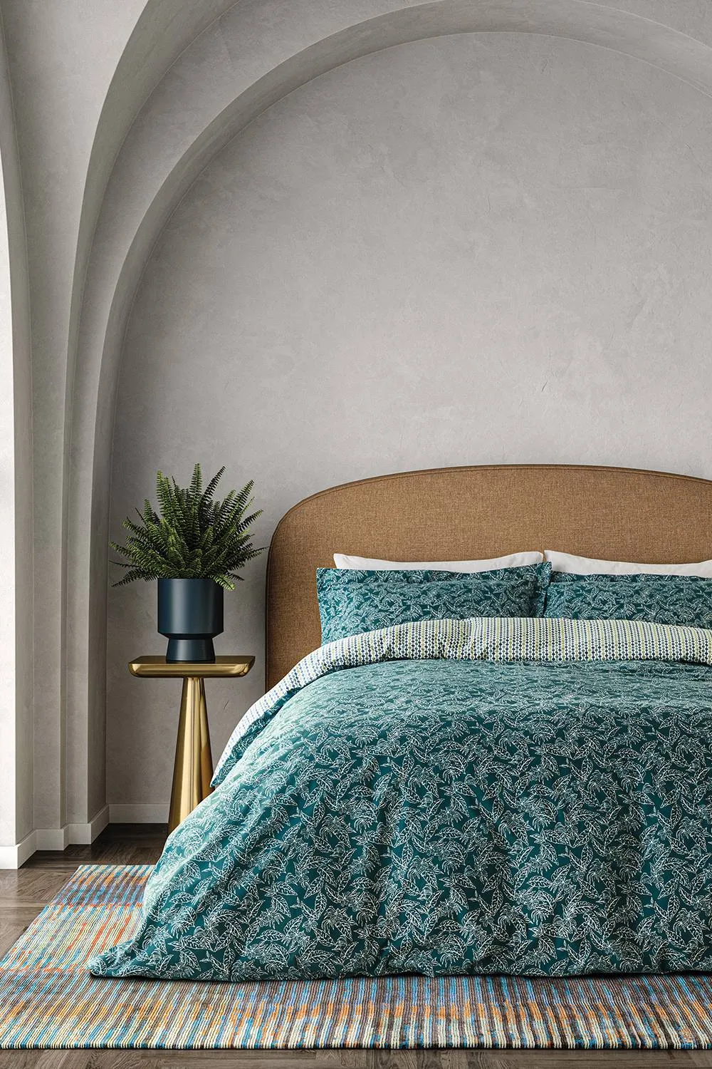 Ted Baker 'Phorcys' Cotton Duvet Cover Set in Teal 5