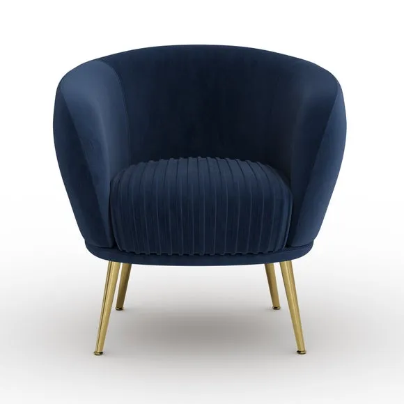 Bella Velvet Cocktail Chair 6
