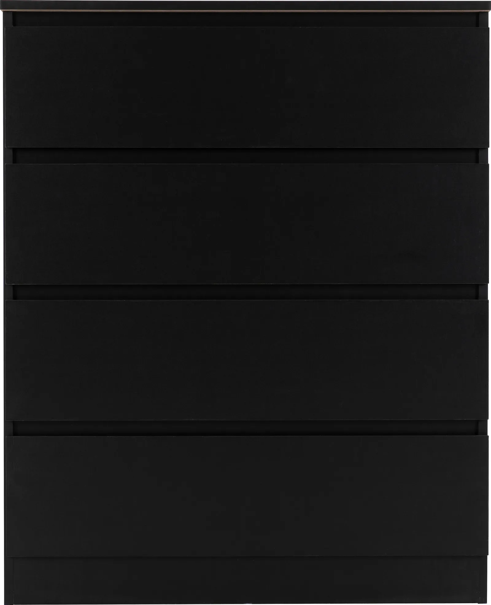 Seconique Malvern 4 Drawer Chest in Black 3