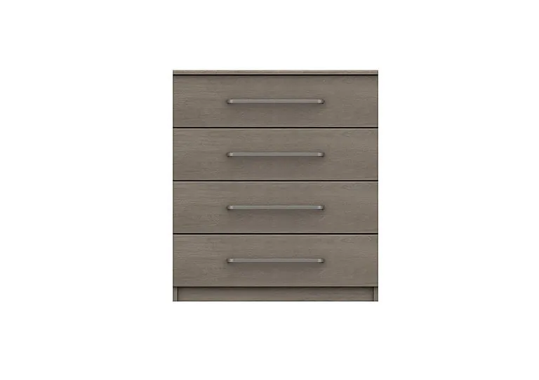 London Bedroomsfriars 4 Drawer Chest - Beige Grey Oak