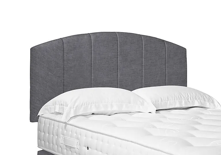 Artisan Collection Bow Standard Strutted Headboard - Single - Aston Steel