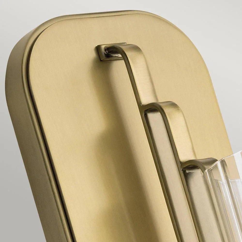 Netlighting Kichler Kimrose Wall Lamp Brushed Natural Brass in Yellow 2