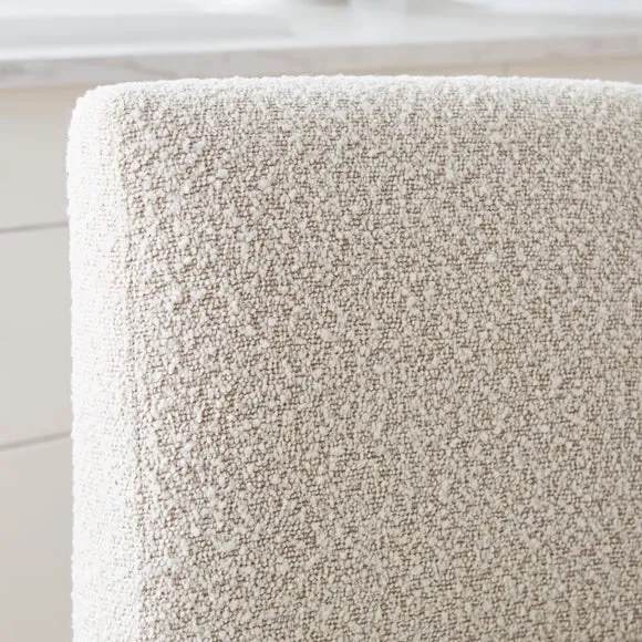 Oakley Counter Height Bar Stool, Natural Boucle 2