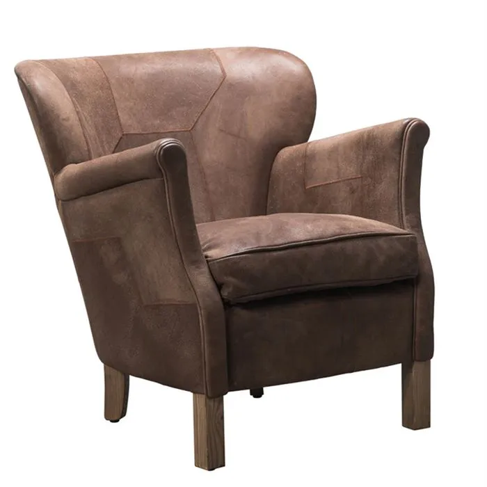 Timothy Oulton Furious Professor Leather Chair, Tobacco