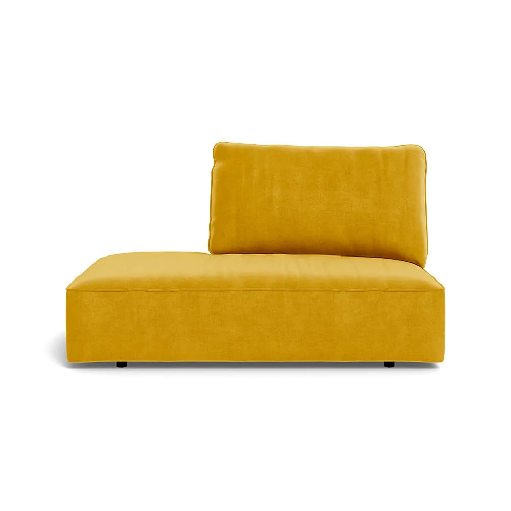 Heal's Morven Left Hand Facing Open End Unit Smart Luxe Velvet Canary 1